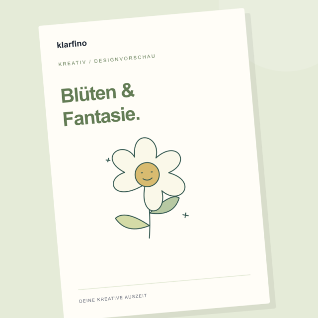 Blüten & Fantasie: Designvorschau